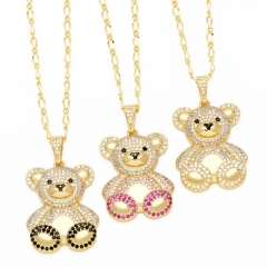 Wholesale Sweet Simple Bear Necklace