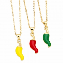 Proveedor De Collar De Aceite De Goteo De Esmalte De Color De Pimienta Pequeña
