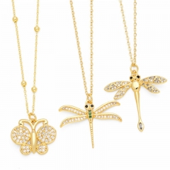 Wholesale Dragonfly Butterfly Pendant Necklace