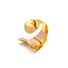 Wholesale 18K Gold Stainless Steel Opening Ring