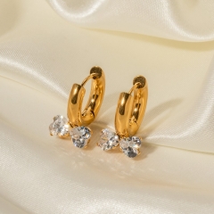 Wholesale Love Bow Diamond Earrings