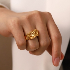 Anillo De Acero Inoxidable De Lava Al Por Mayor Que No Se Desvanece