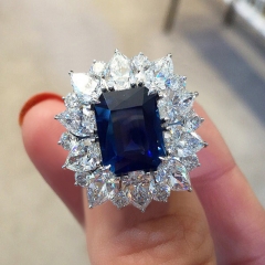 Wholesale Blue Zircon Ring