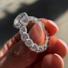 Anillo De Circón Con Incrustaciones De Cobre Huayu Al Por Mayor
