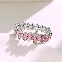 Anillo De Epoxi De Flores Rosas Al Por Mayor