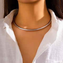 Proveedor De Cadena De Clavícula De Collar De Viento Frío De Anillo Brillante Punk