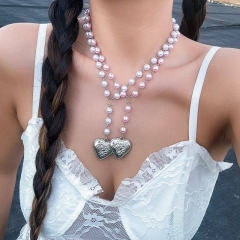Collar Con Cuentas Gran Amor Colgante Collar Mayorista