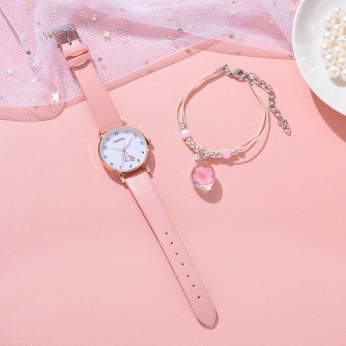 Pink Watch Bracelet