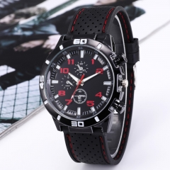 Car Line Three-eye Round Dial Men's Quartz Watch Wholesalers