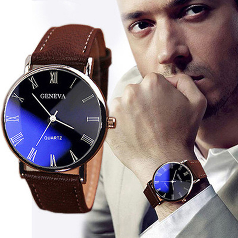 Roman Numeral Face Men's Business Quartz Watch Wholesalers