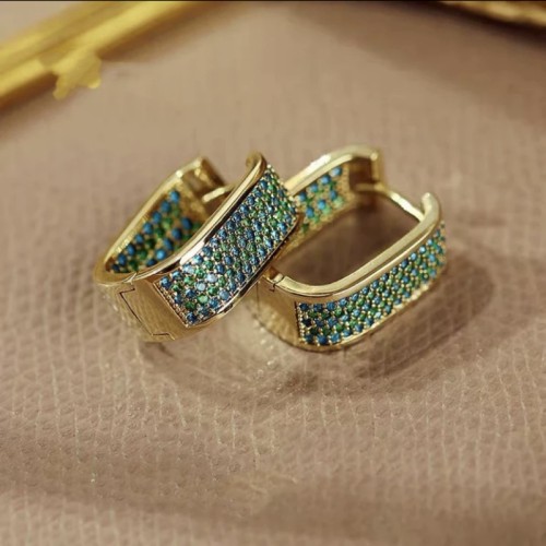 Gold Blue Zirconium (5 Rows Of Zircon)