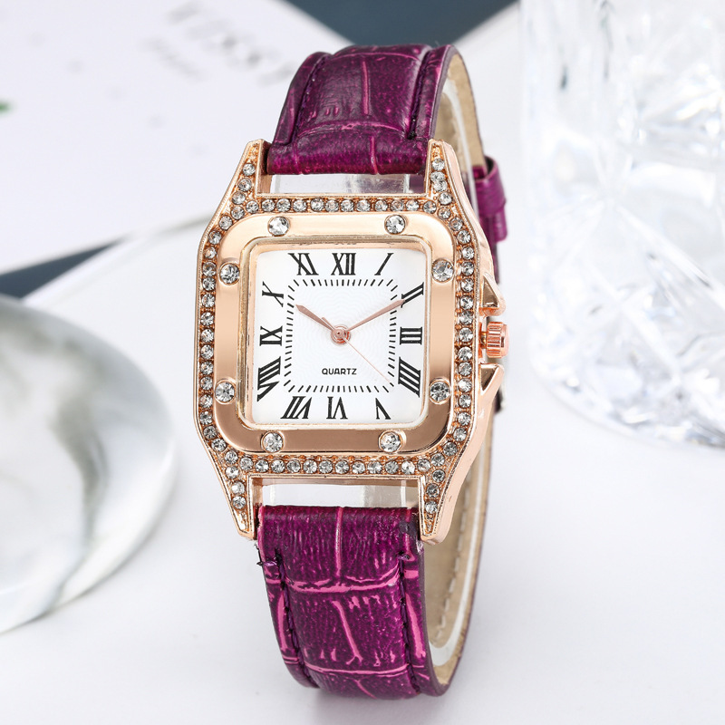 Square Diamond Belt Watch Women Wholesaler