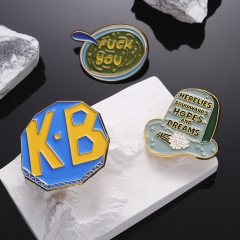 Lápida Insignia De Metal Broche Pin Inglés Mayorista