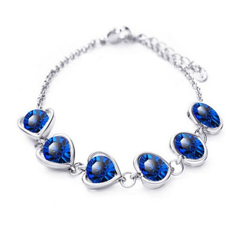 Diamond Love Bracelet Diamond Peach Heart Bracelet Bracelet Wholesaler