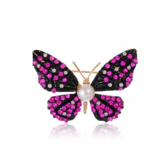 Color Diamond Butterfly Brooch Female Wholesaler