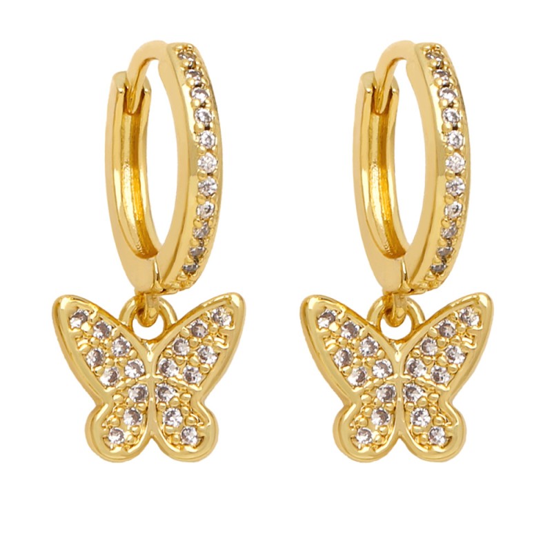 Diamond Butterfly Earrings Wholesalers