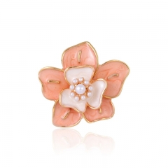Broche De Perlas De Camelia Pintado Con Goteo Mayorista