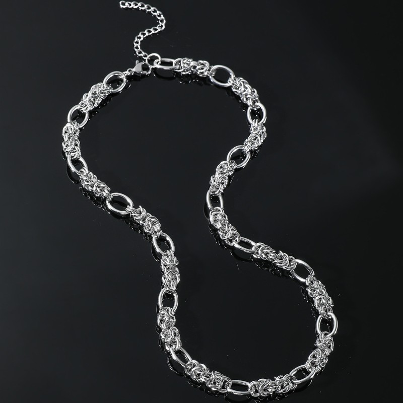 Stainless Steel Multi-ring Buckle Handmade Necklace Wholesalers