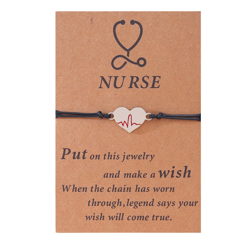 Heart-shaped ECG Nurse Bracelet Wholesalers
