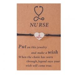 Heart-shaped ECG Nurse Bracelet Wholesalers