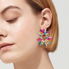 Multi-layer Flower Shape Stud Earrings Wholesalers