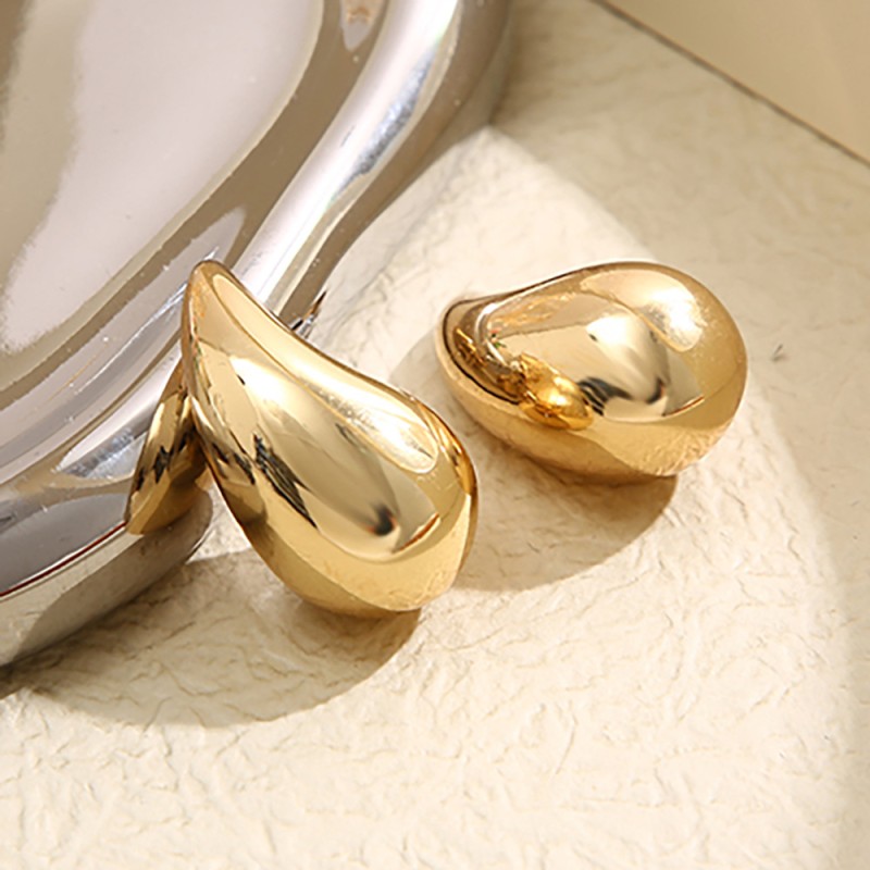 Gold-plated Ring Drop Earrings Wholesalers