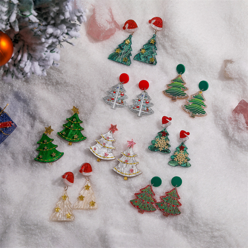 Christmas Tree Earrings Wholesalers