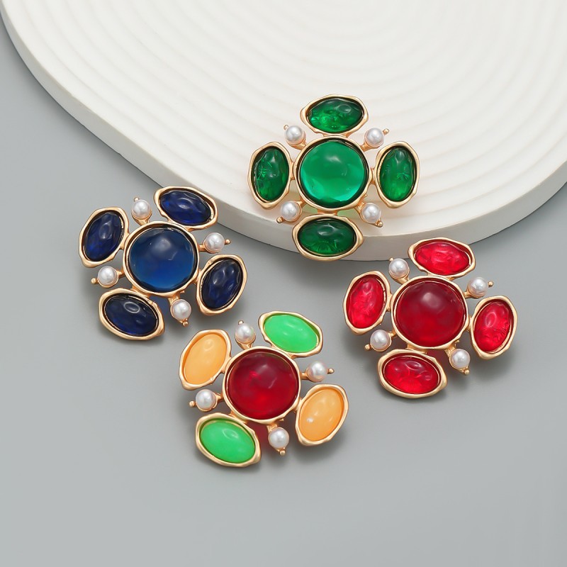 Vintage Flower Stud Earrings Wholesalers