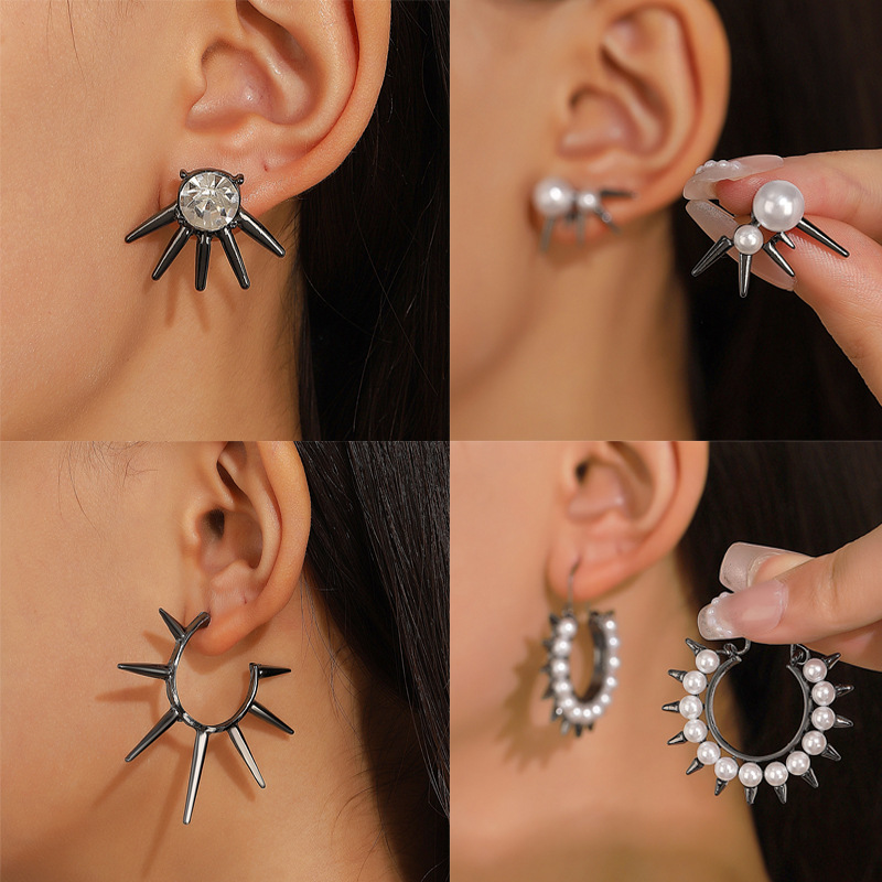 Mayorista De Aretes De Remaches Geométricos