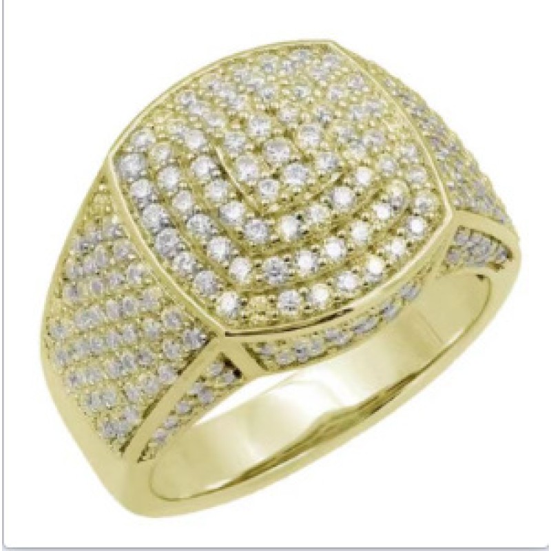 Full Diamond Wide Face Ring Wholesalers