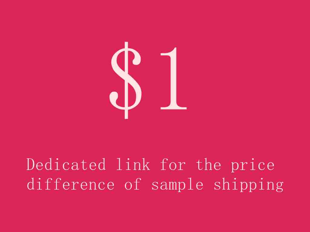 Dedicated link for the price difference of sample shipping