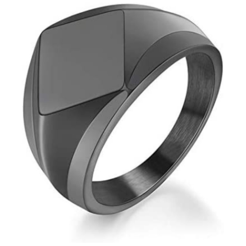 Quadrilateral Smooth Men's Ring Wholesalers