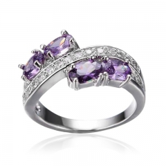 Purple Zircon Ring Wholesalers