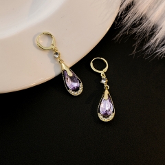 Purple Diamond Drop Shaped Ear Buckle Wholesalers