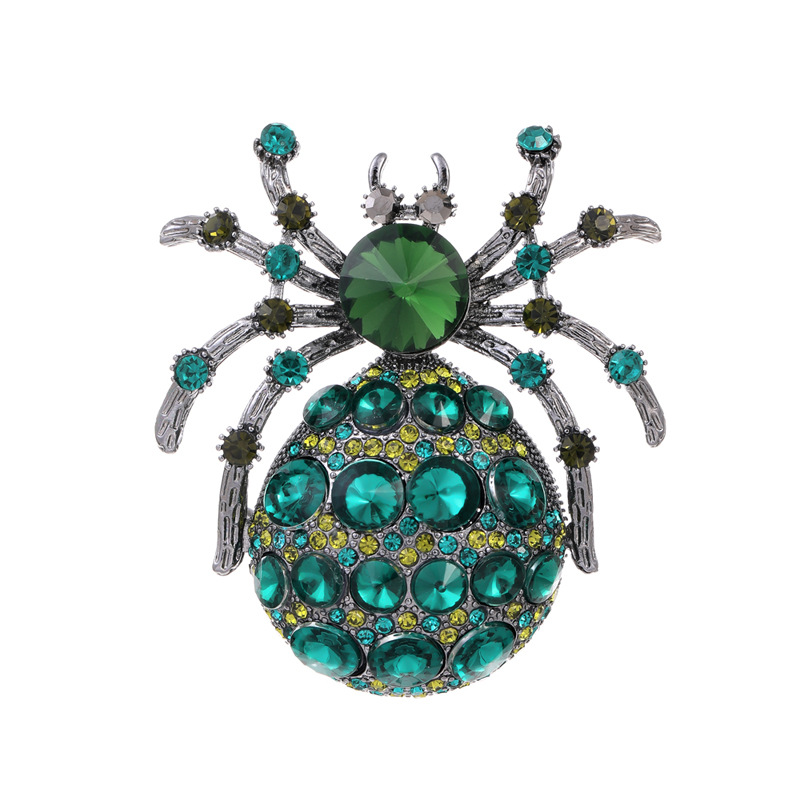 Full Diamond Spider Brooch Wholesalers