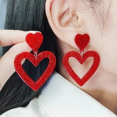 Hollow Heart Eardrop Wholesalers