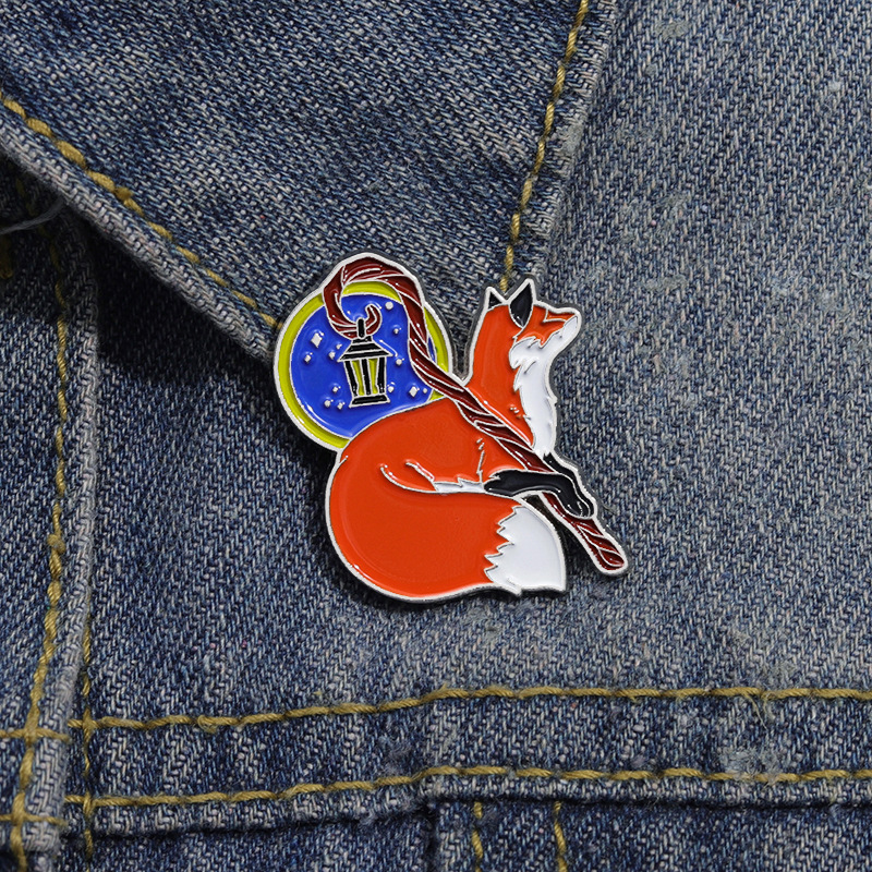 Cartoon Magic Scepter Fox Brooch Wholesalers