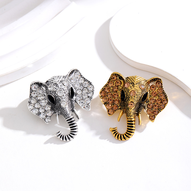 Elephant Diamond Brooch Wholesalers