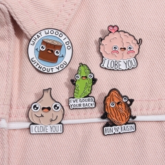 Cartoon Food Vegetable Series Broche Mayorista
