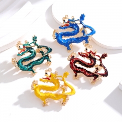 Estilo Chino 12 Zodiaco Dragón Broche Mayorista