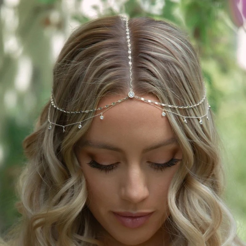 Mayorista De Accesorios Para El Cabello Con Flecos De Diamantes