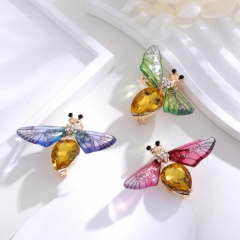 Broche De Abeja De Diamantes Al Por Mayor