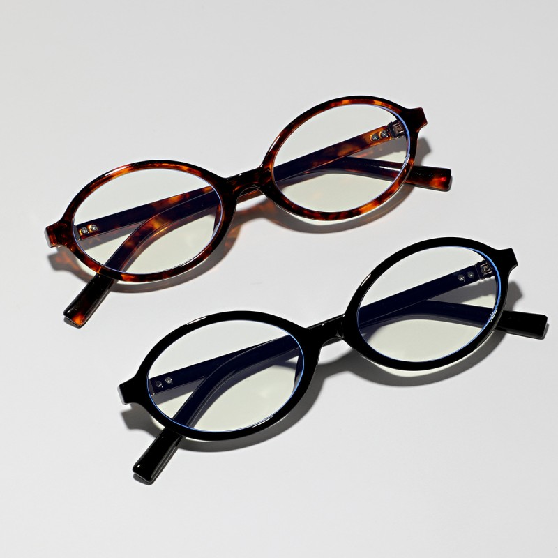 Oval Blue Glasses Wholesalers