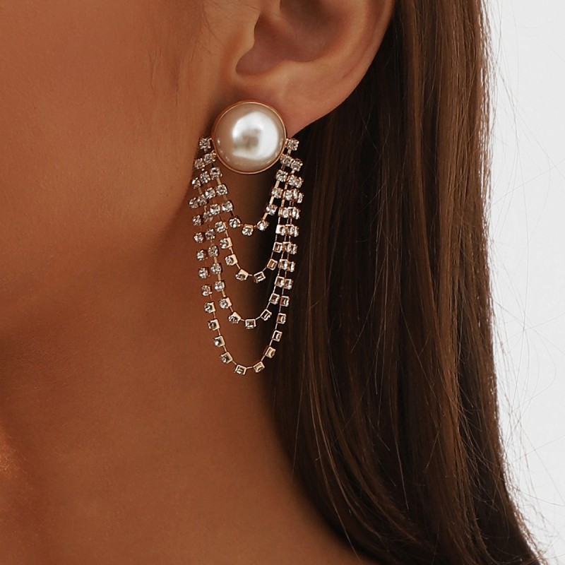 Pearl Tassel Chain Ear Wholesalers