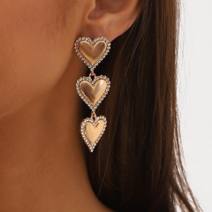 Diamond Multi-layer Love Earrings Wholesalers