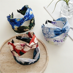 Printed Wide-brimmed Headband Wholesalers
