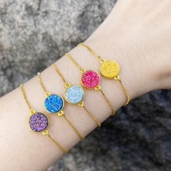 Pulsera Redonda De Cobre Chapado 18k Mayorista