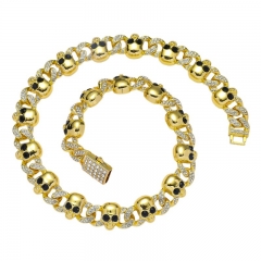 Diamond Skull Bracelet Necklace Wholesaler