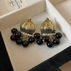 Pendientes De Perlas De Aguja De Plata Al Por Mayor