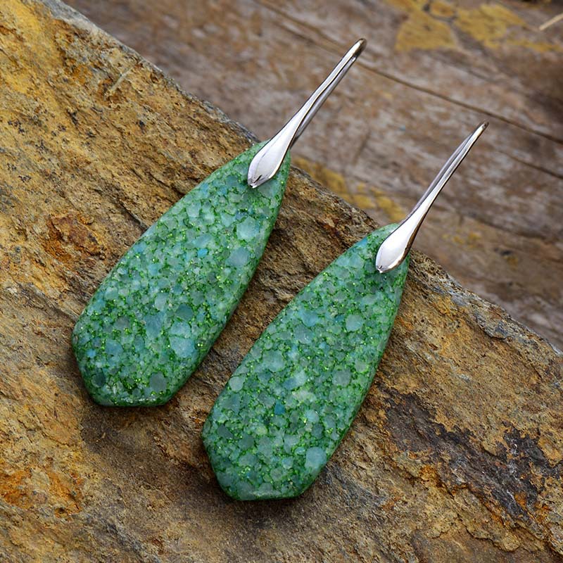 Natural Stone Pendant Earrings Wholesalers